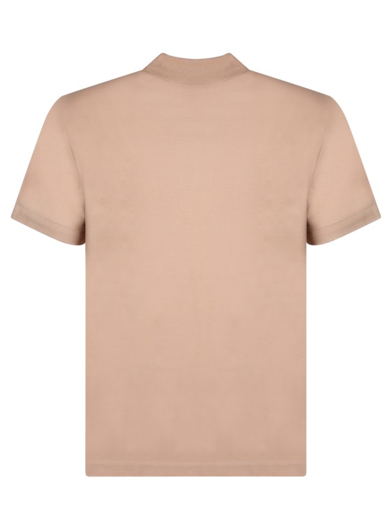 Shop Burberry Cotton Pique Polo Shirt In Pink