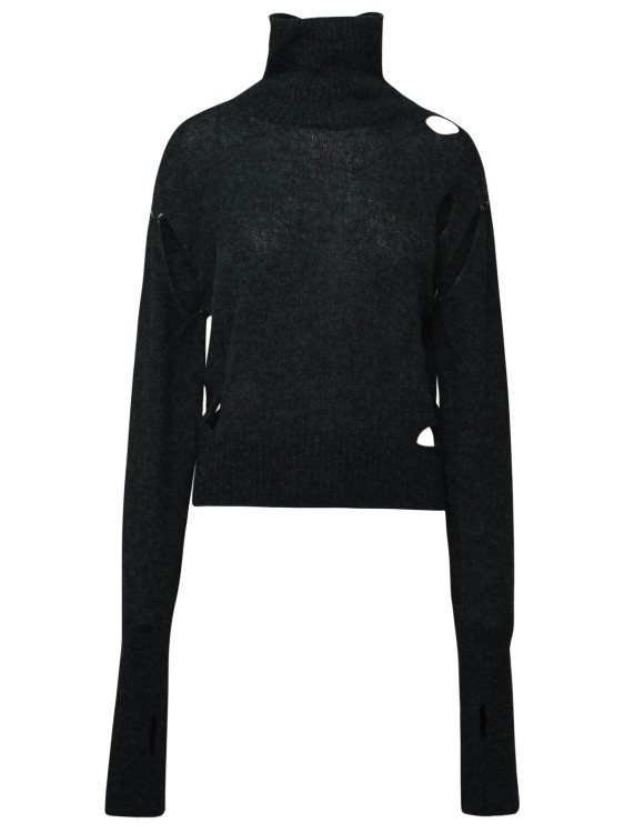 Marc Jacobs (the) Gray Alpaca Blend Turtleneck Sweater In Grey