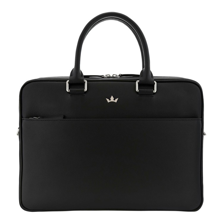 Roderer Award Briefcase - Italian Leather Black