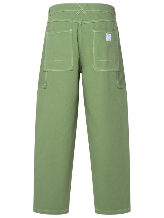Shop Kenzo Green Cotton Jeans