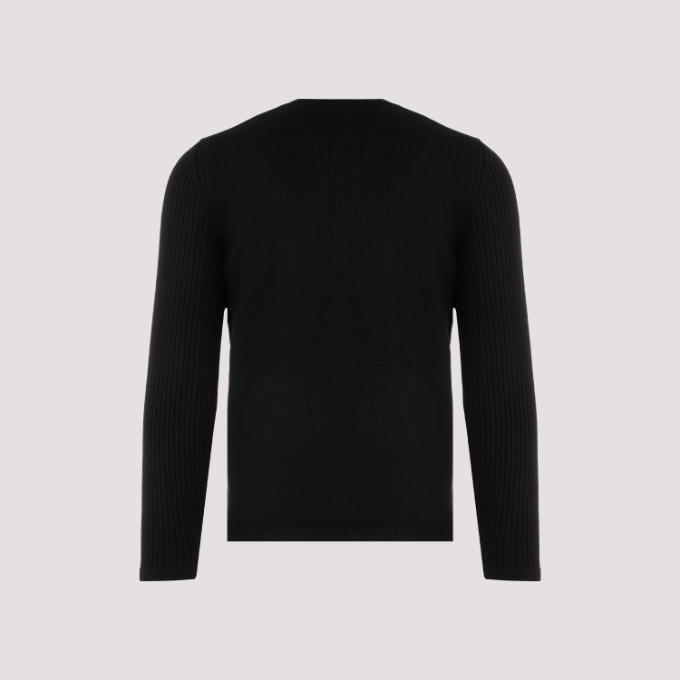 Shop Prada Black Wool Sweater