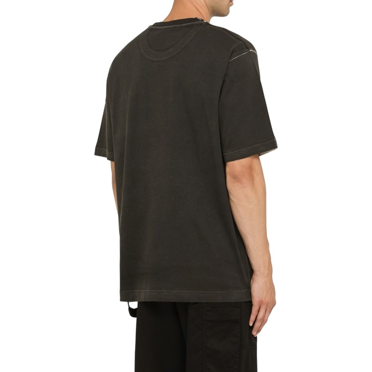 Shop Dolce & Gabbana Black Short Sleeve Logo T-shirt