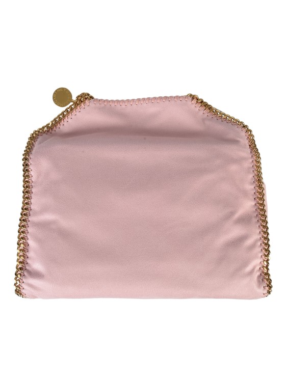 Shop Stella Mccartney Falabella Foldover Tote Bag In Pink