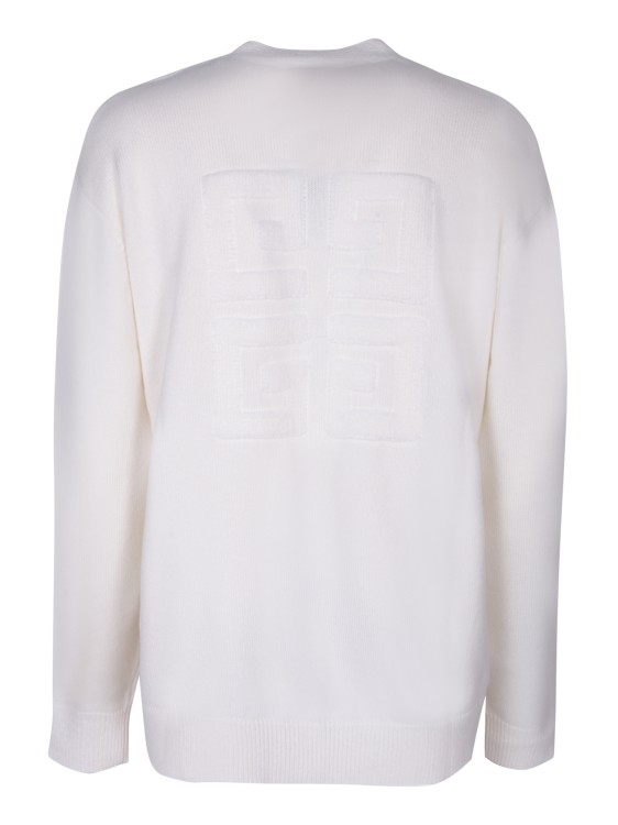 Shop Givenchy Cashmere Cardigan In White