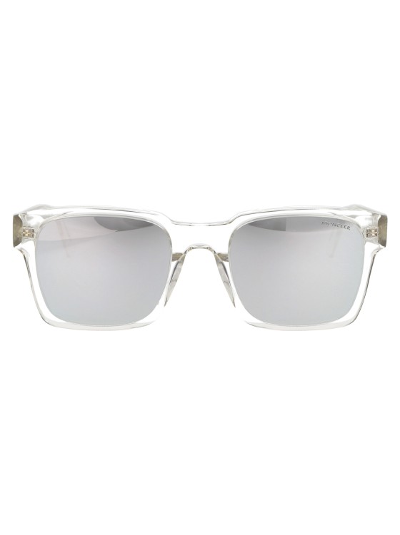Moncler Eyewear Square Frame Sunglasses In Transparent