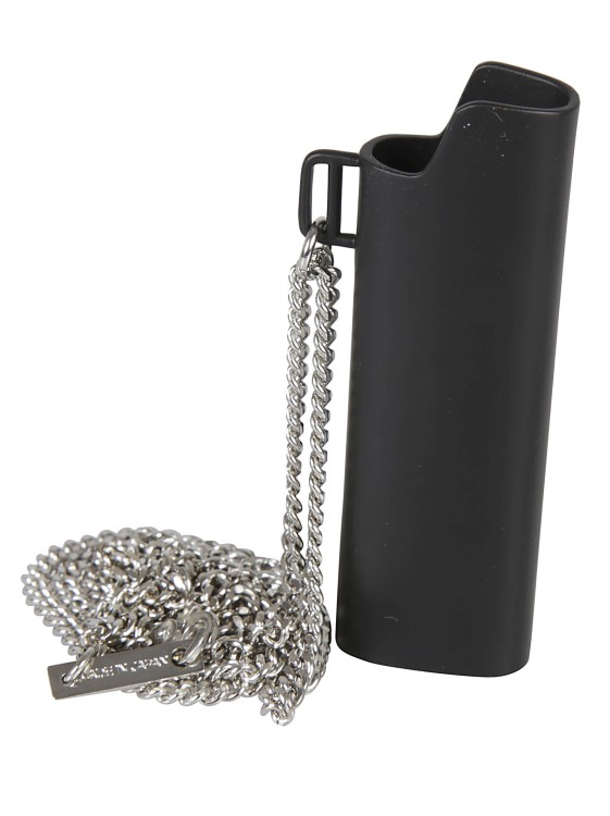 Shop Ambush Black Metal Lighter Case Pendant Necklace