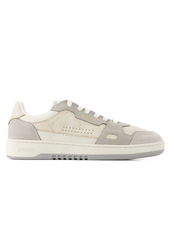 Dice Lo Sneaker Leather White Light Grey by Axel Arigato in