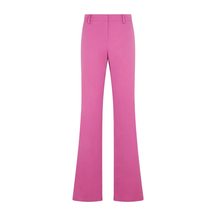 Shop Magda Butrym Violet Wool Pants In Pink