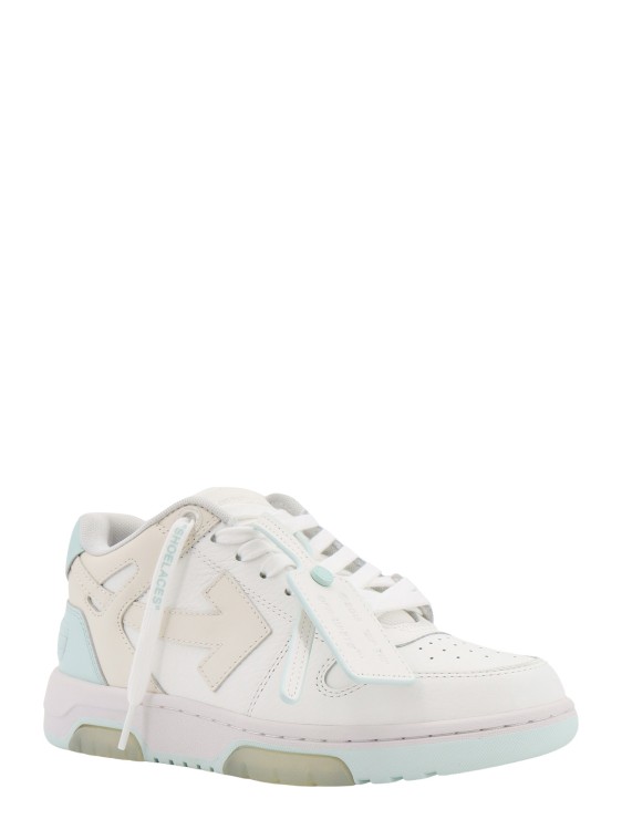 Shop Off-white Sneakers In Pelle Con Iconica Zip Tie In White