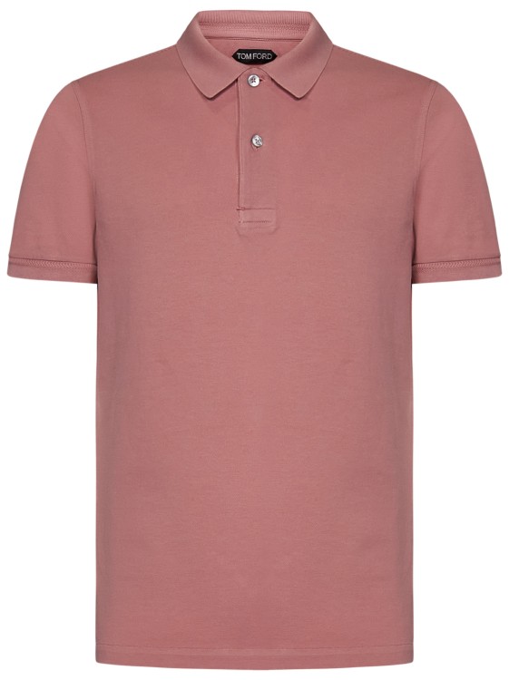 Shop Tom Ford Short-sleeved Tennis Polo Shirt In Pink