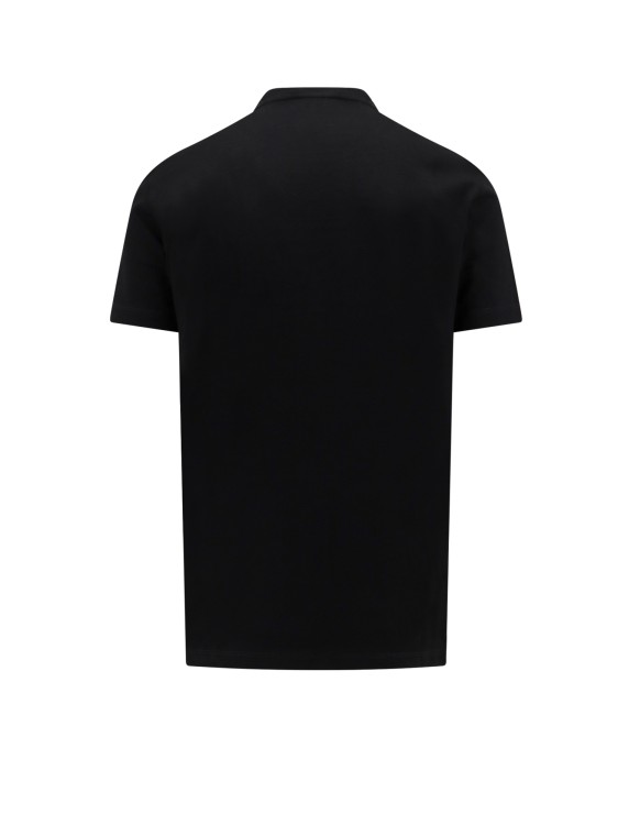 Shop Versace Compact Cotton T-shirt In Black