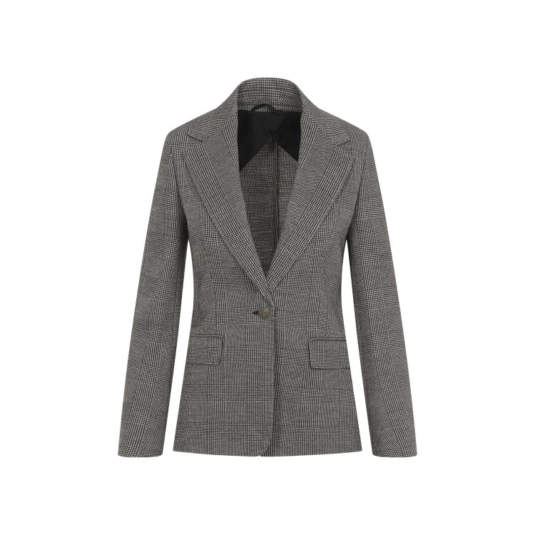 Max Mara Women's Muschio Jacket Principe Galles In Grey