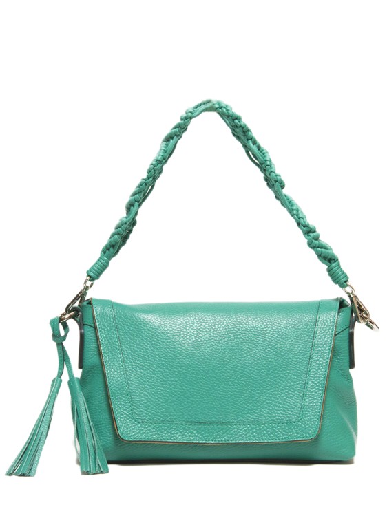 Gianni Chiarini Green Textured Leather Bag