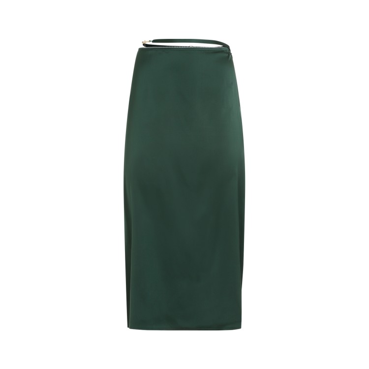 Jacquemus Dark Green La Jupe Notte Skirt