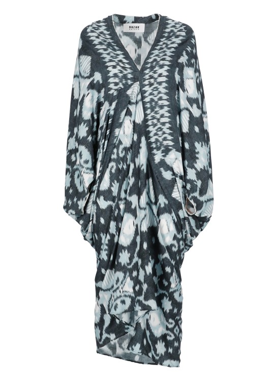 Shop Bazar Deluxe Viscose Dress In Grey