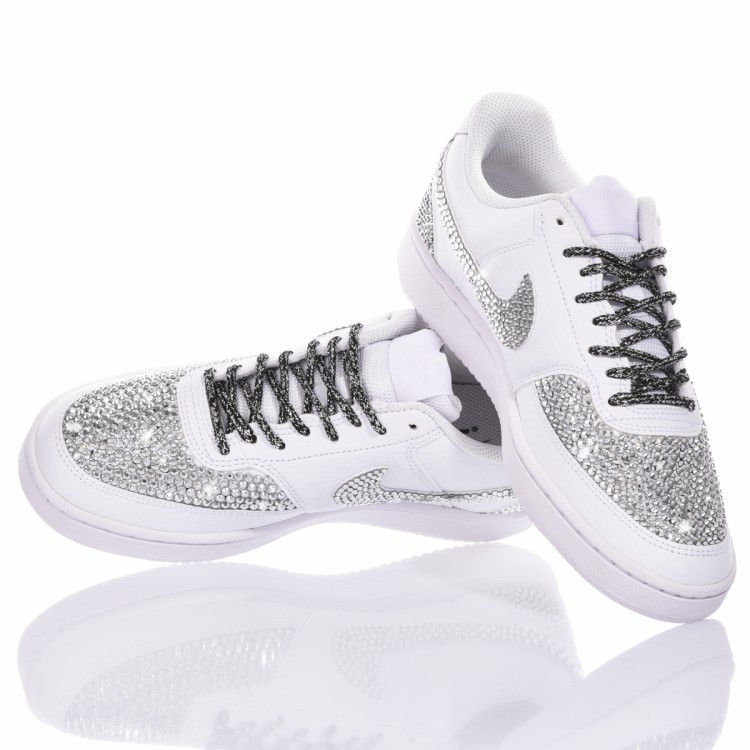 Shop Nike Air Force Silver, White