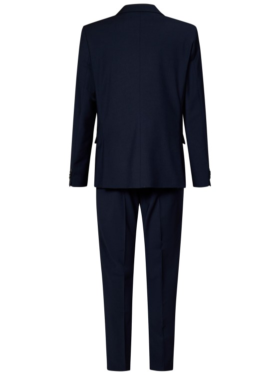 Shop Calvin Klein Midnight Blue Wool Blend Suit