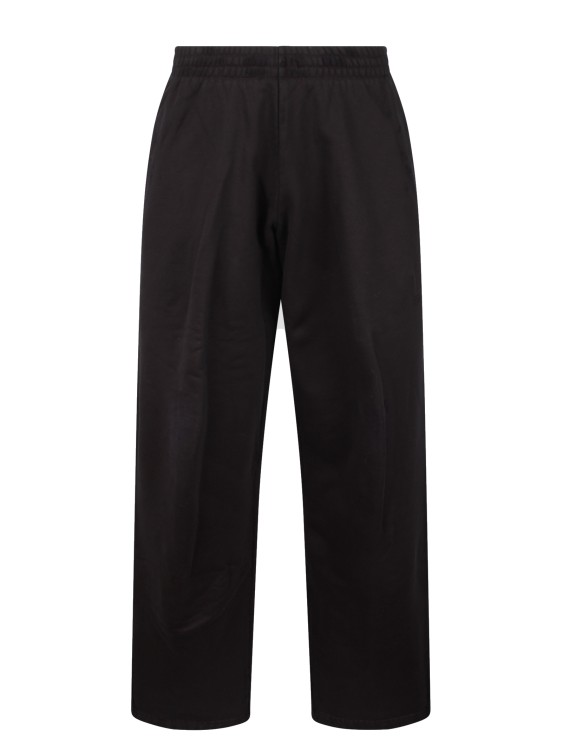 Shop Balenciaga Baggy Sweatpants In Black