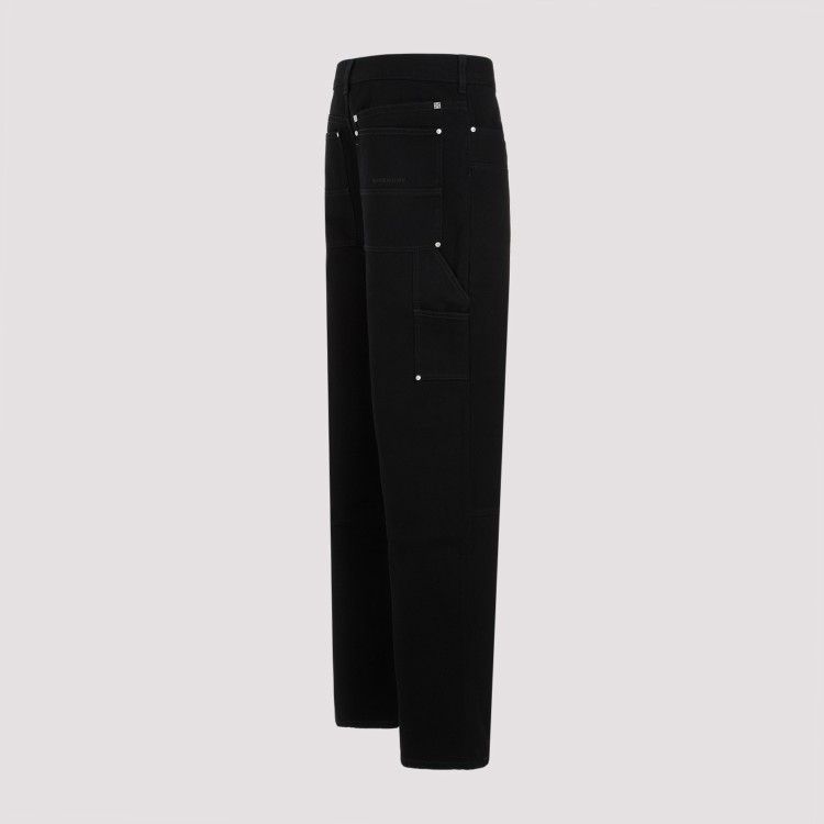 Shop Givenchy Black Cotton Pants