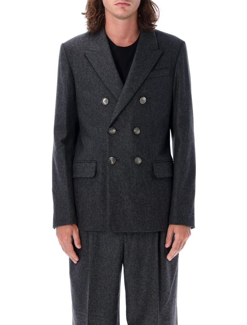 AMI ALEXANDRE MATTIUSSI AMI DOUBLE BREAST SEASONAL BLAZER 