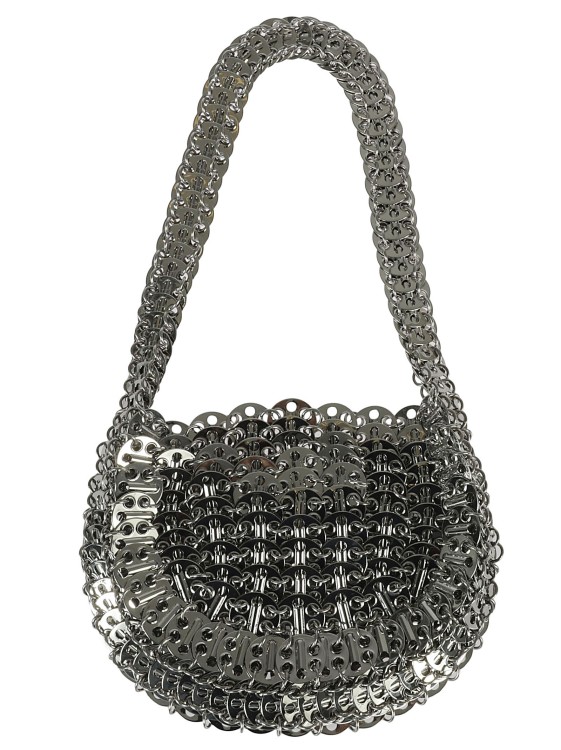 Rabanne 1969 Moon Mini Shoulder Bag In Grey
