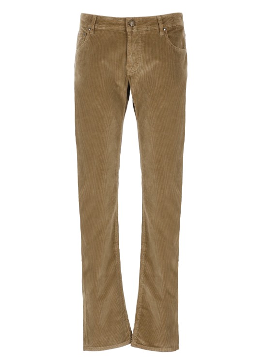 Jacob Cohen Slim Fit Bard Jeans In Brown