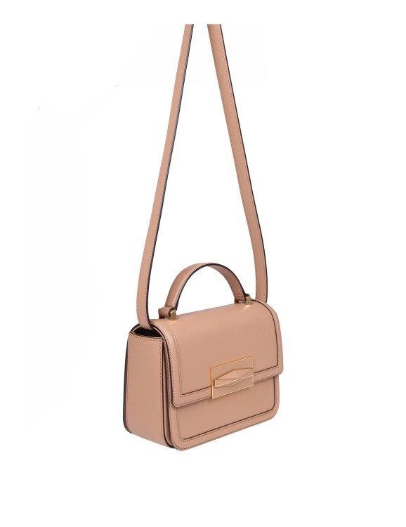 Shop Jimmy Choo Handbag Tote In Biscuit Color Leather In Neutrals
