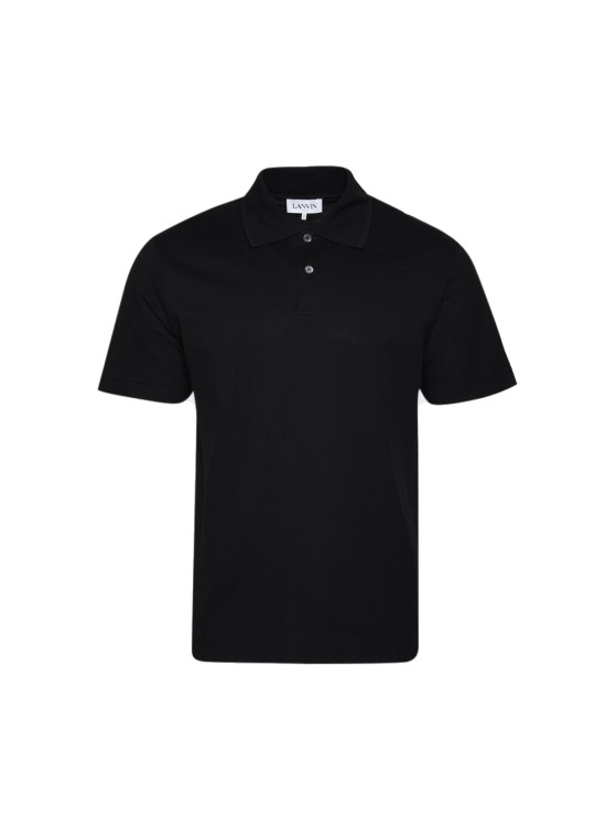 LANVIN LOGO EMBROIDERED POLO,RM-PL0021-J001-P23