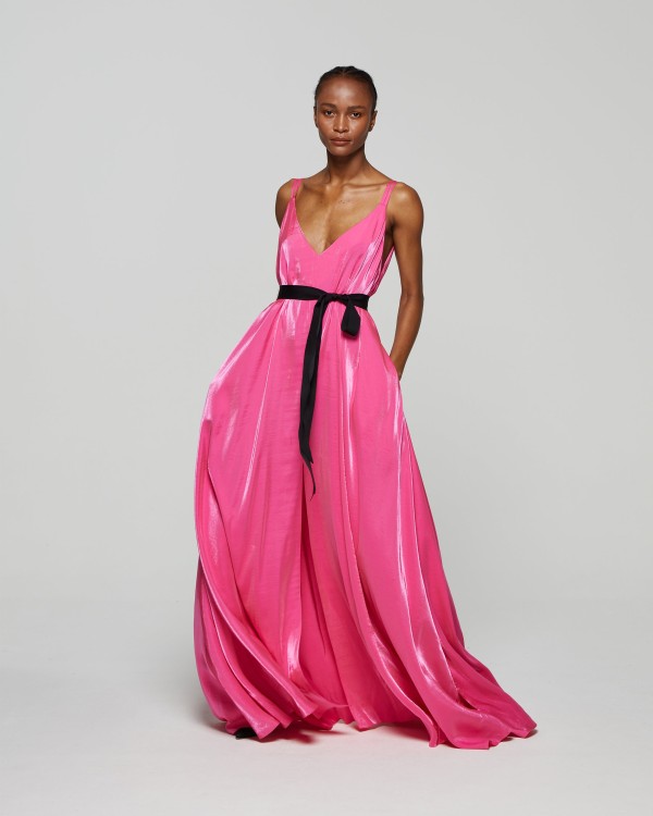 Shop Serena Bute Ibiza Dress '24 - Fluro Pink