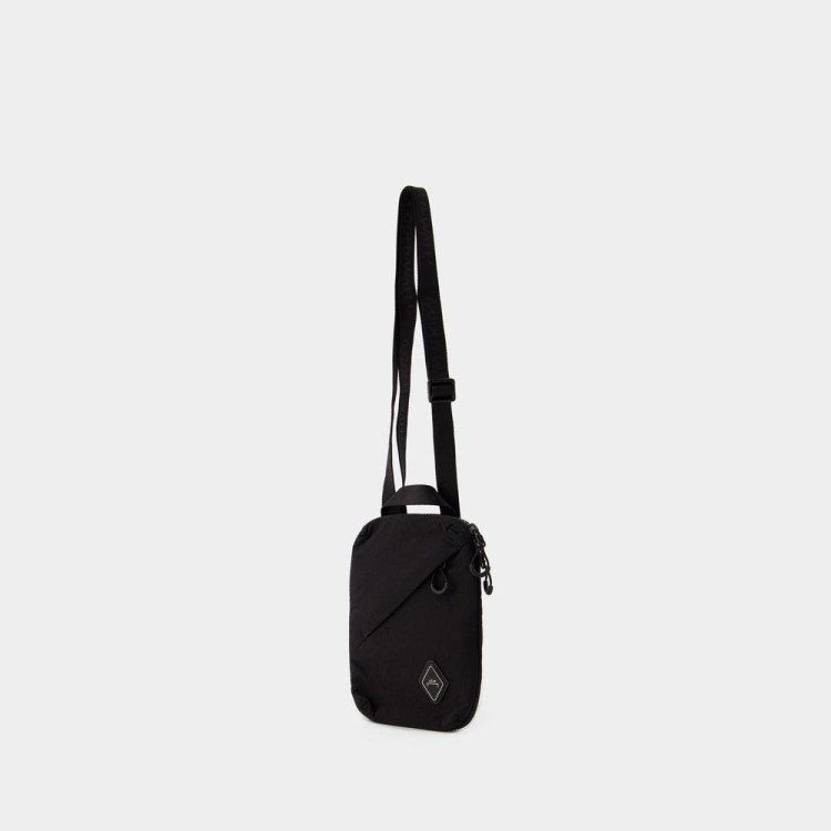 A-cold-wall* Diamond Lanyard Crossbody - Nylon - Black In Black