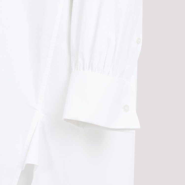 Shop The Row Off White Cotton Elinor Shirt Dress