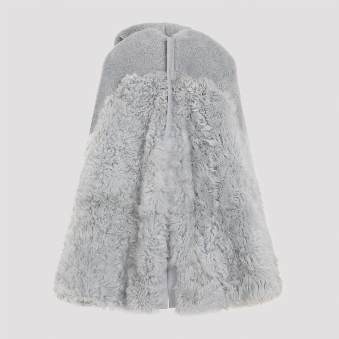 リックオウエンス Rick Owens Short Masto Shearling Cape Rick Owens Short Masto Shearling Cape In Blue | ModeSens
