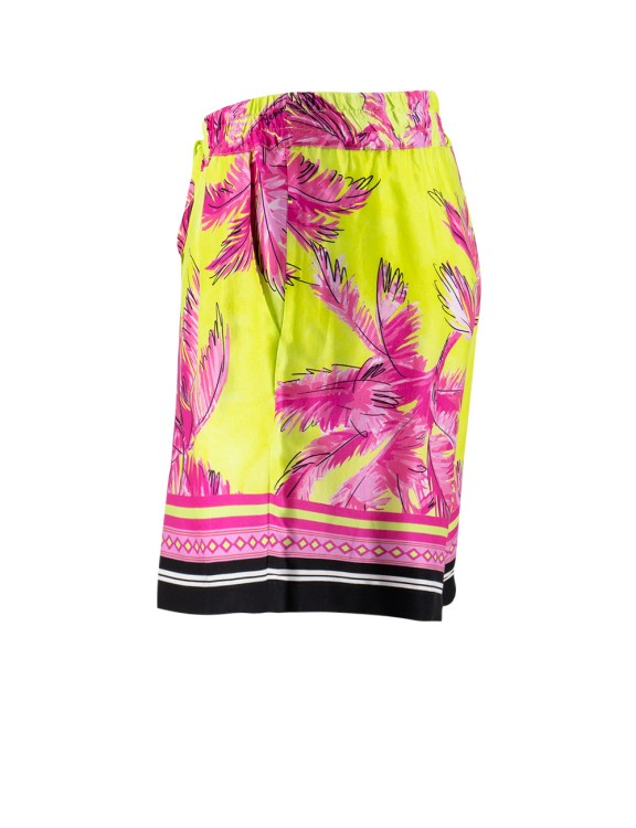 Shop Ermanno Scervino Multicoloured Floral Print Viscose Shorts In Multicolor
