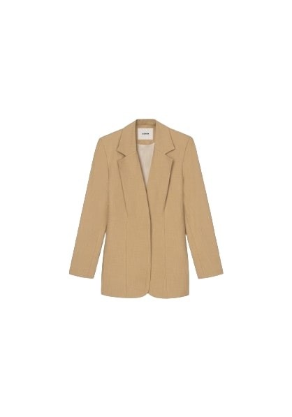 Shop Aeron Flambe - Fitted Blazer In Brown