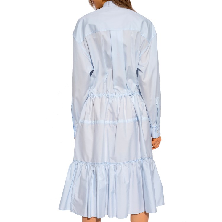 Shop Marni Blue Cotton Dress