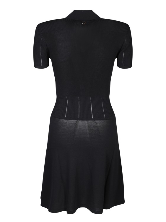 Shop Jacquemus Black Viscose Mini Dress