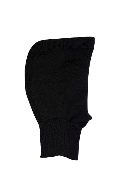 Jil Sander Ribbed-knit Ski Mask In Black