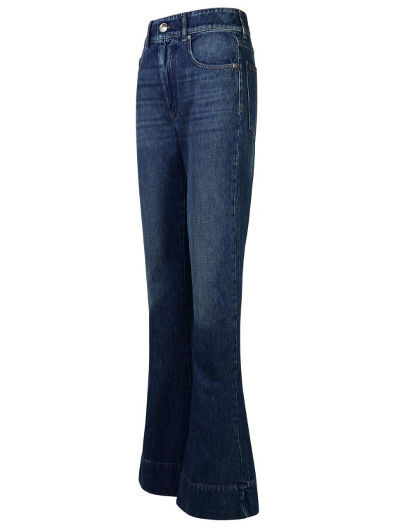 Sportmax Robinia Denim Mid Waist Flared Jeans In Blue