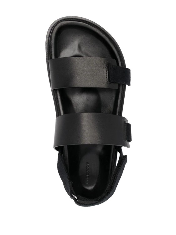 Shop Marant Black Slingback Sandals