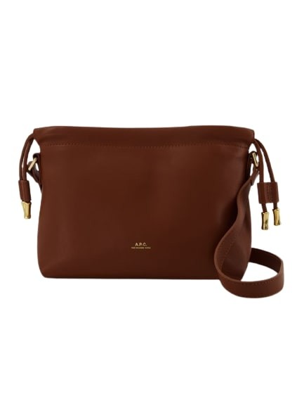 A.p.c. Ninon Mini Bag In Brown