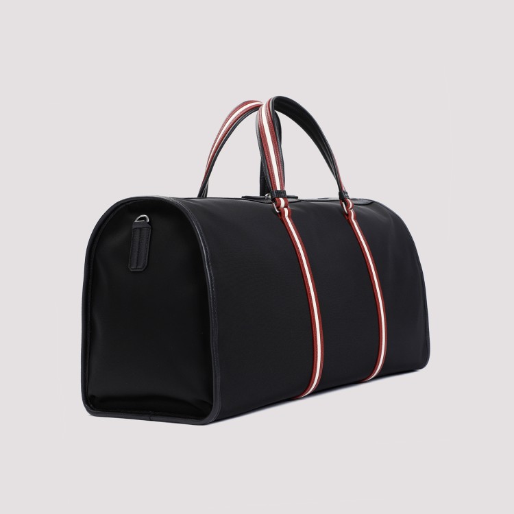 Shop Bally Weekender Black Nylon Bag