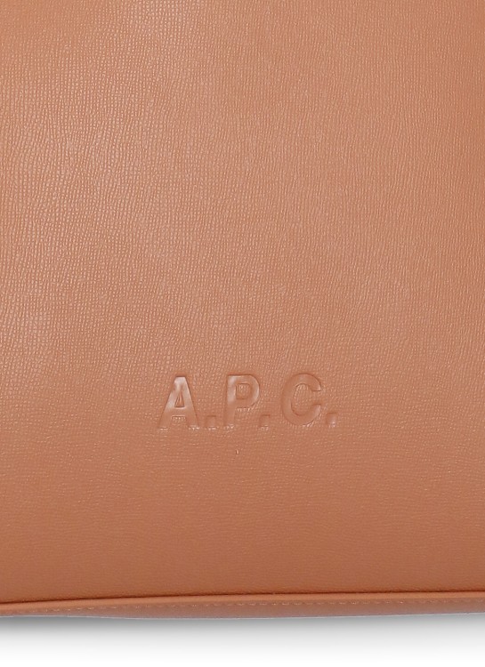 Shop Apc Cabas Bag In Brown