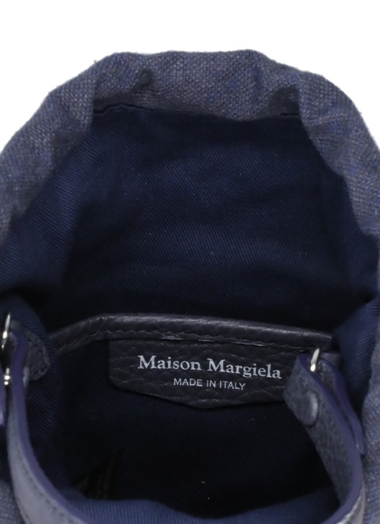 Shop Maison Margiela 5ac Small Hand Bag In Blue