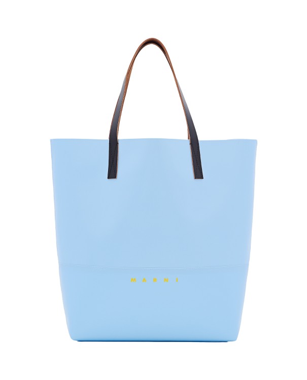 Shop Marni Tribeca Tote Bag In Blue