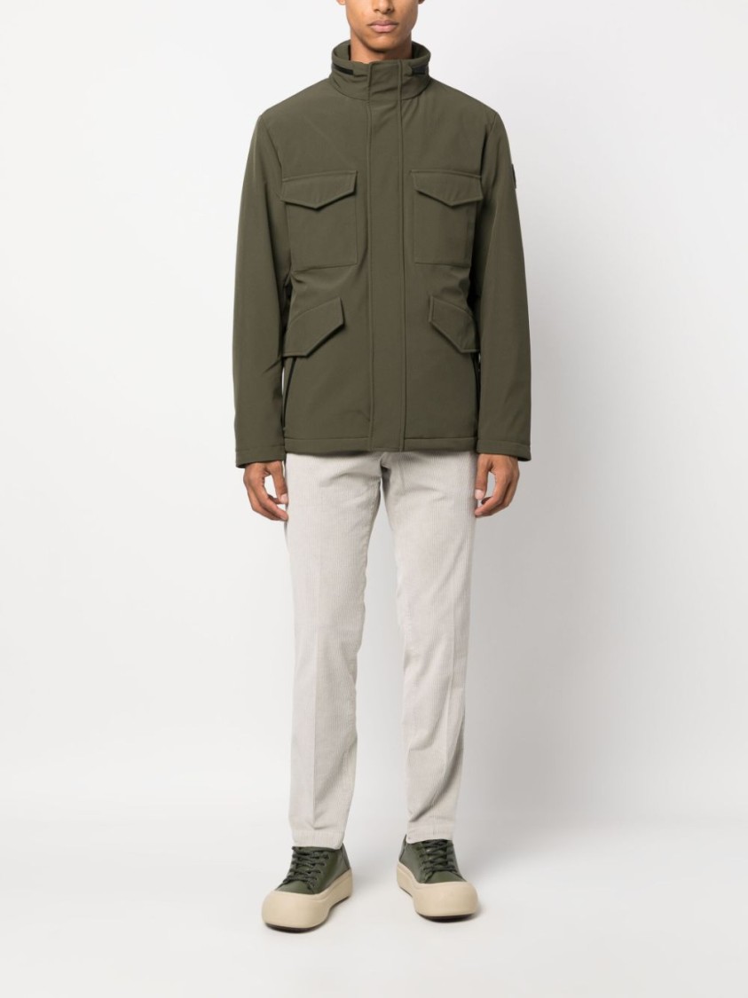 Pt Torino Corduroy Slim-cut Trousers In White