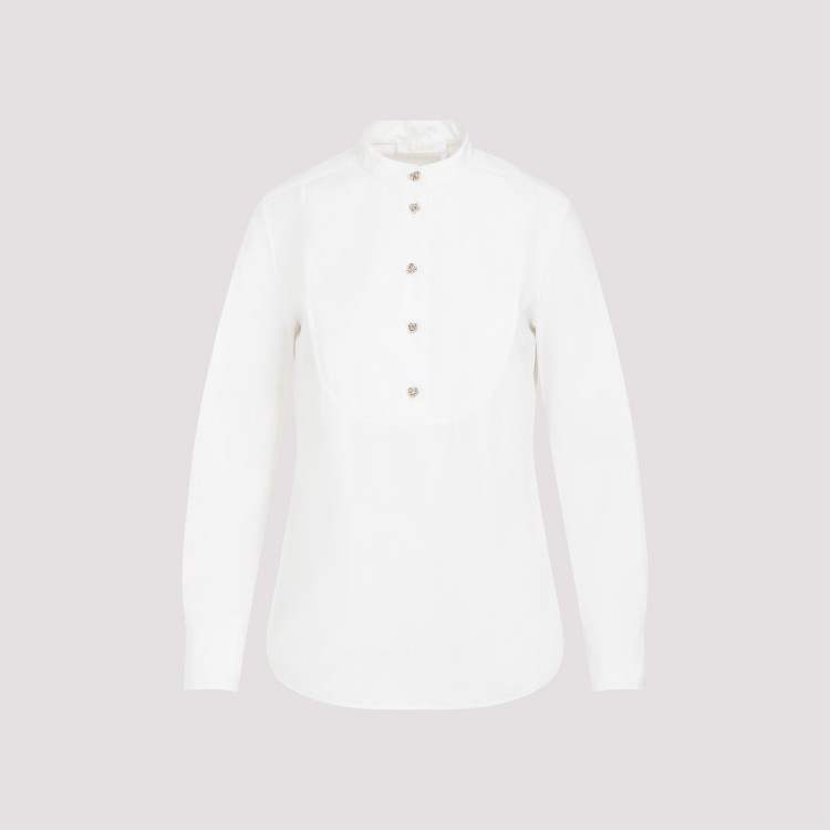 Shop Chloé White Buttercream Cotton Shirt