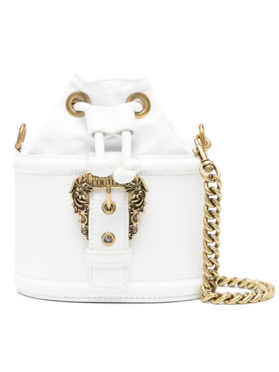 Versace Jeans Couture White Bucket Bag