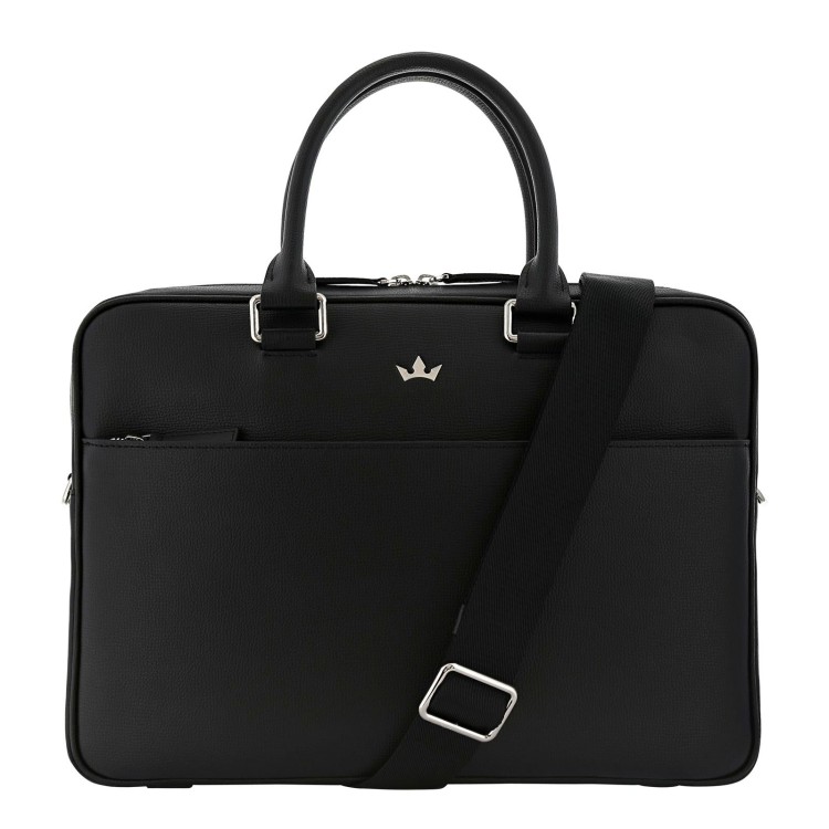 Shop Roderer Award Briefcase - Italian Leather Black