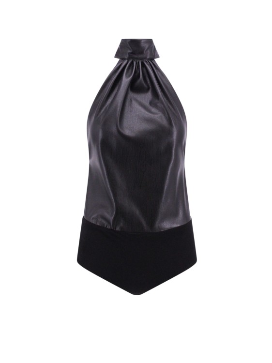 Shop Philosophy Di Lorenzo Serafini Coated Fabric Body In Black