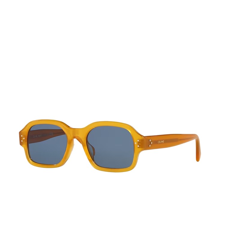 Shop Celine Frame 49 Sunglasses In Yellow